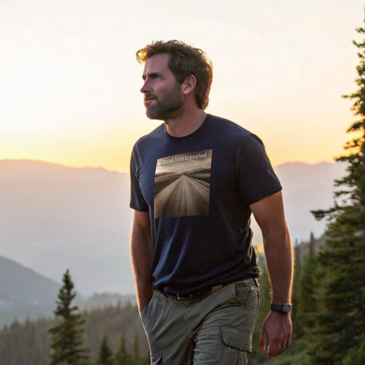 Road less traveled - Mens T-Shirt