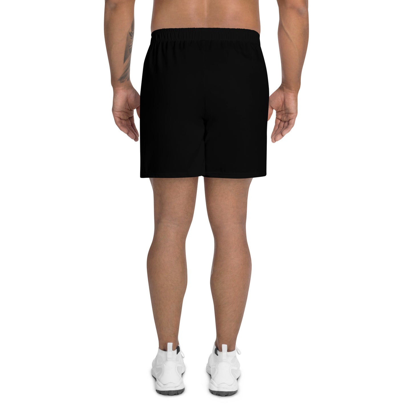 Mens Athletic Shorts - Black with Magenta Kookaburra logo