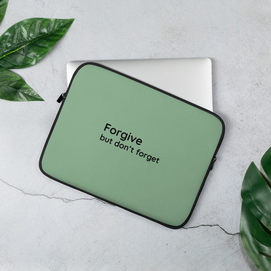 Forgive - Black/Green - Laptop Sleeve