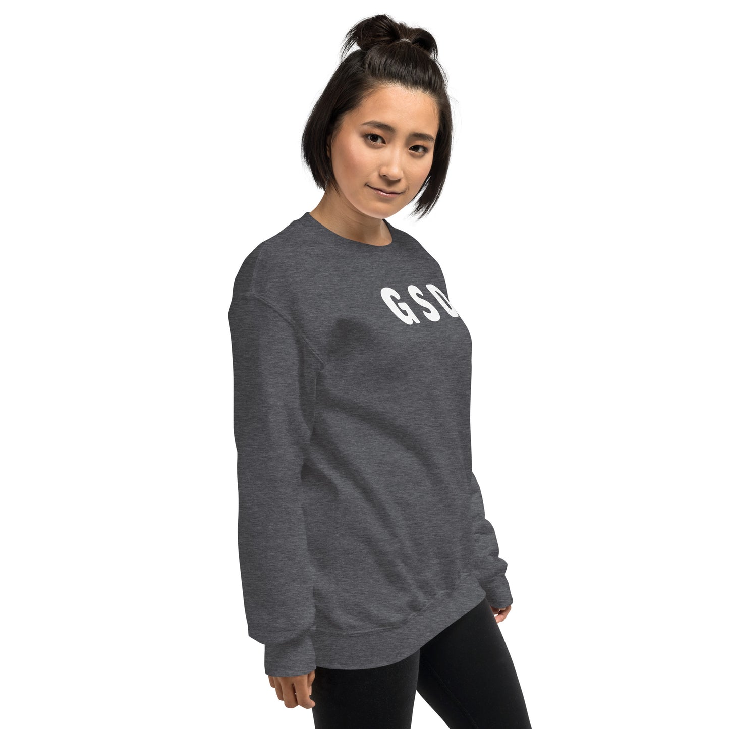 GSD - White Text - Womens Sweatshirt