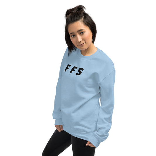 FFS - Black Text - Womens Sweatshirt