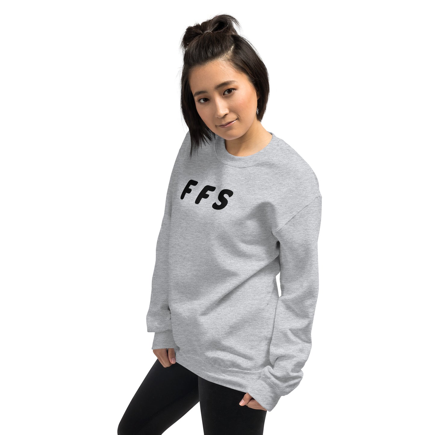 FFS - Black Text - Womens Sweatshirt