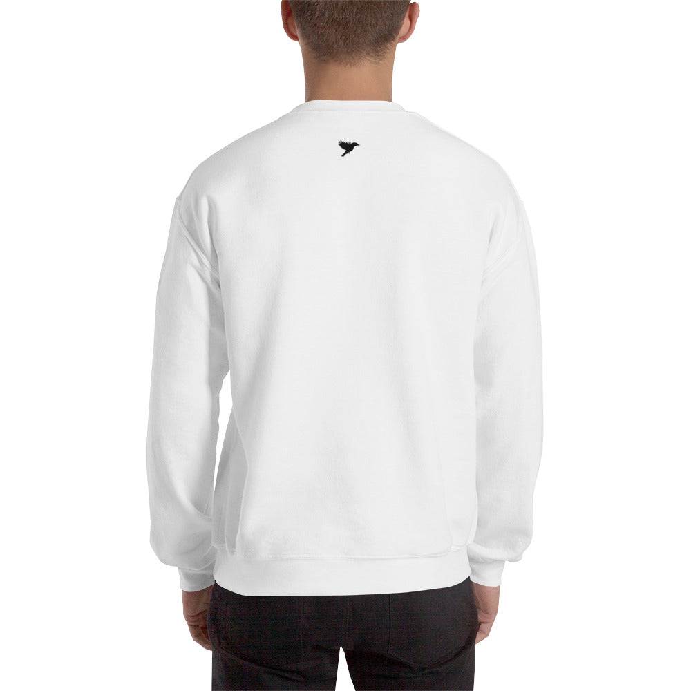 Outcomes focused - Black Text - Mens Sweatshirt