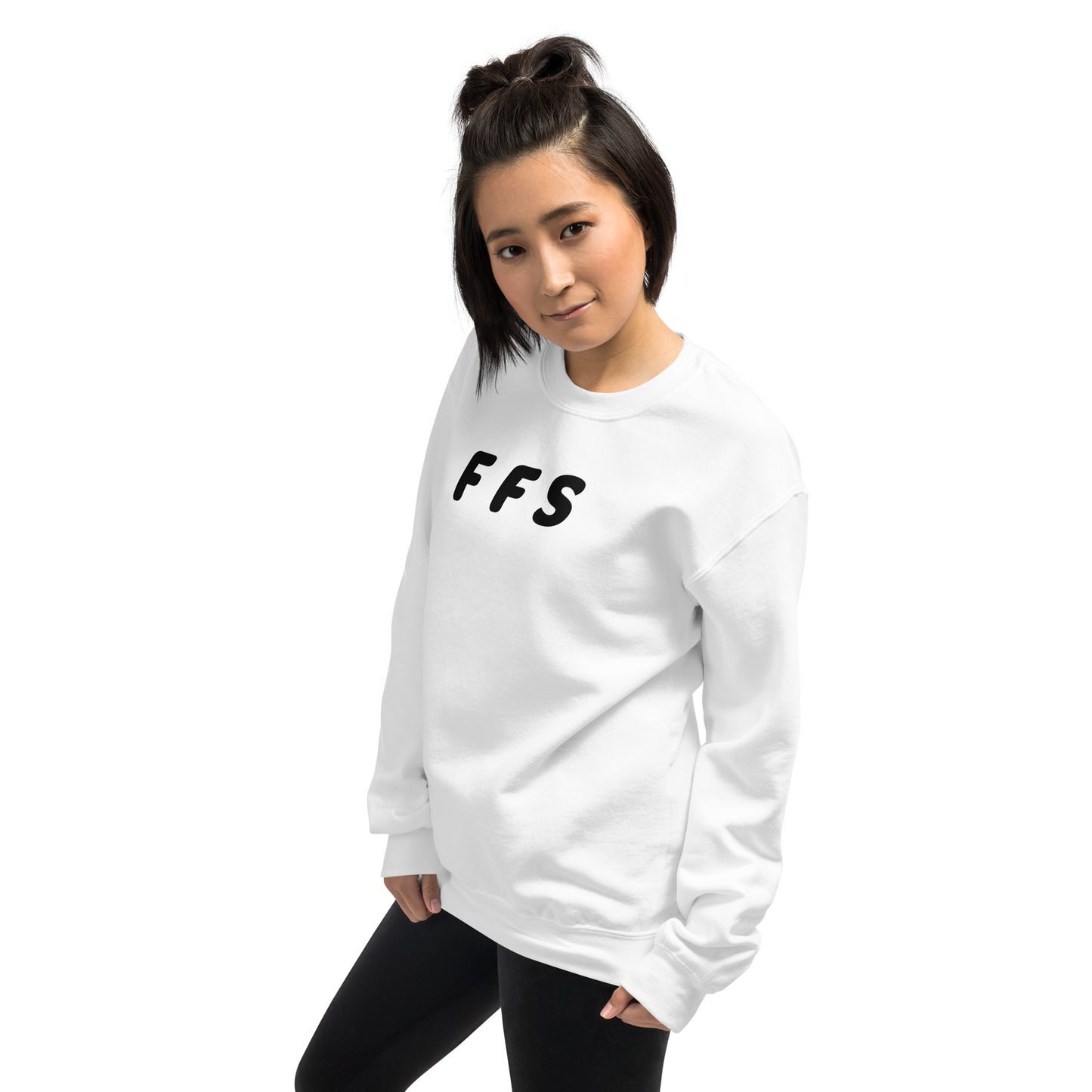 FFS - Black Text - Womens Sweatshirt