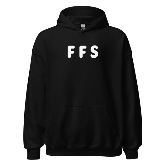 FFS - White text - Mens Hoodie