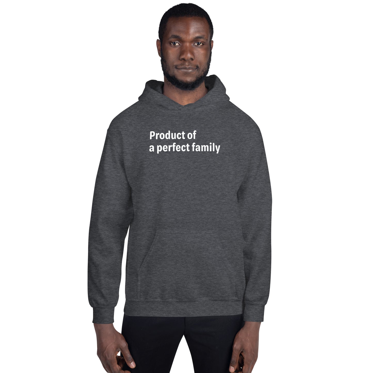 Product of - White text - Mens Hoodie