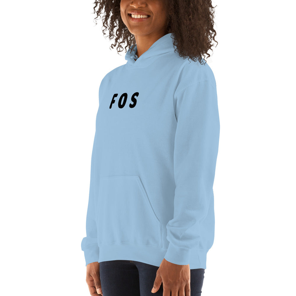 FOS - Black Text - Womens Hoodie