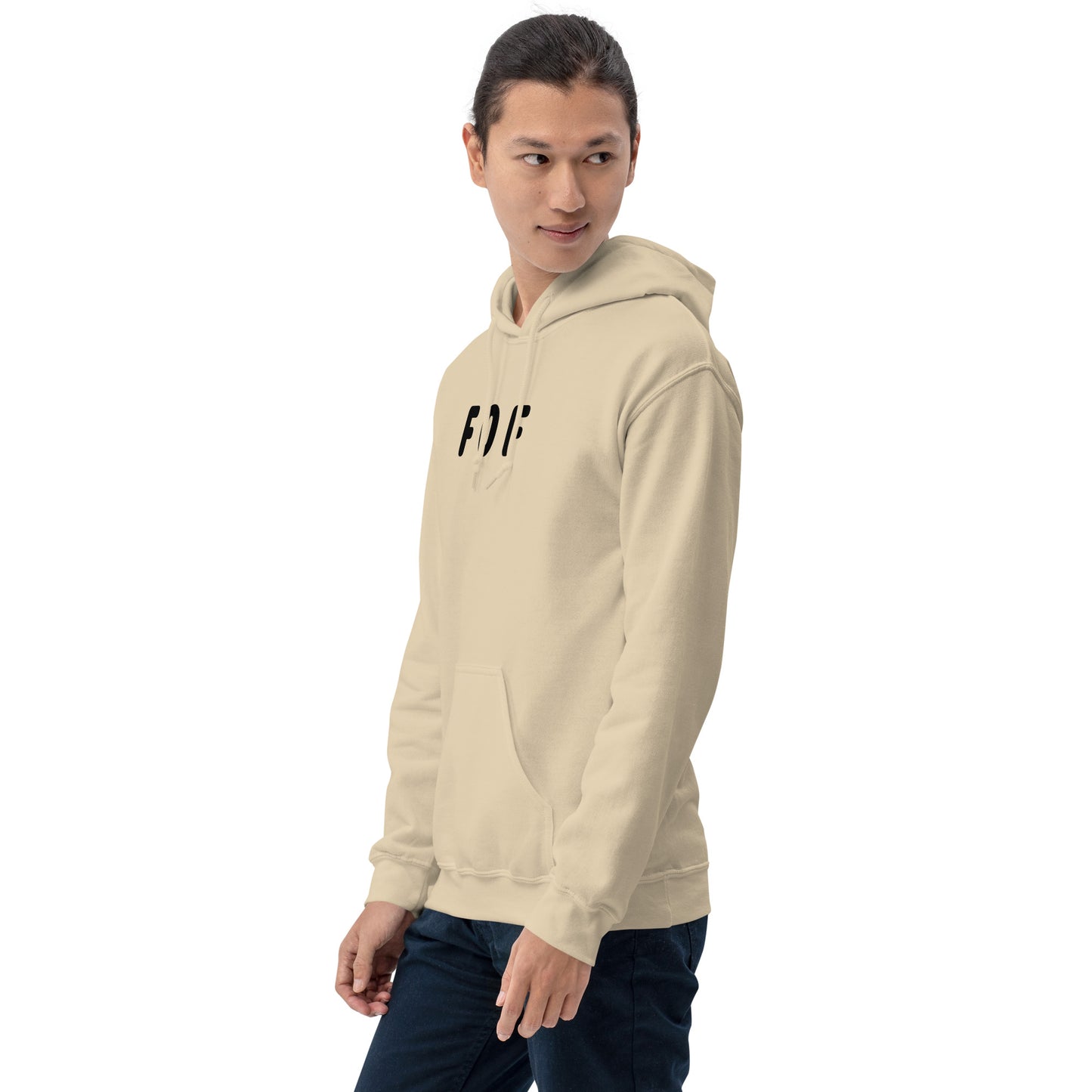 FOF - Black Text - Mens Hoodie