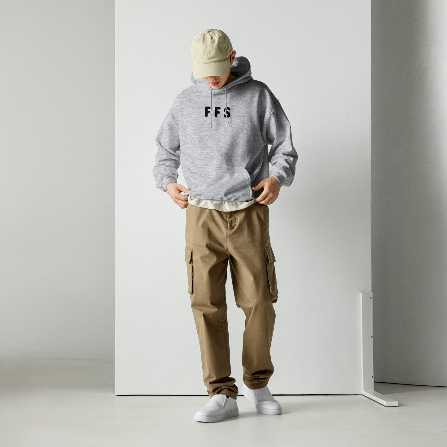 FFS - Black Text - Mens Hoodie