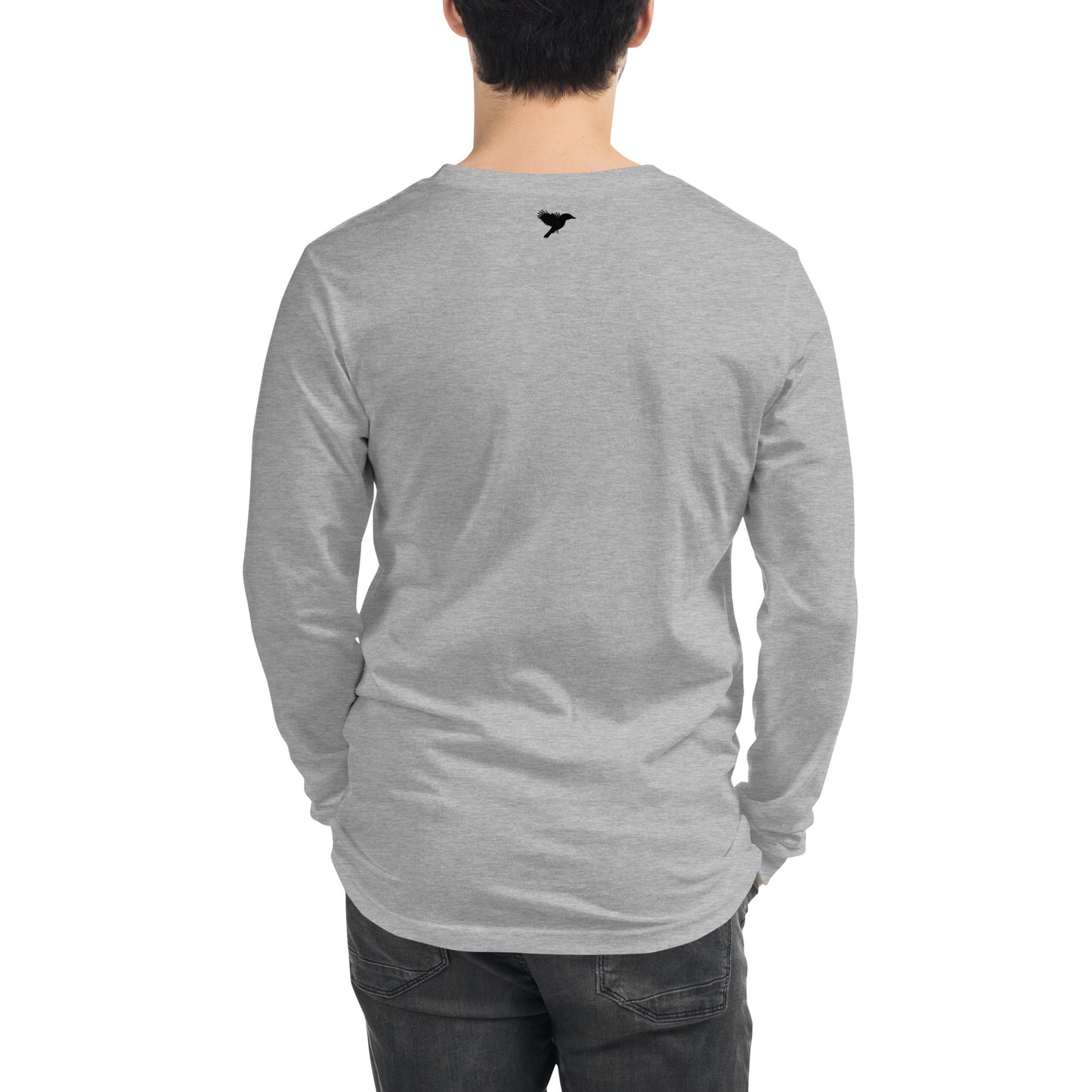 Positive Focus - Black text - Mens Long Sleeve Tee