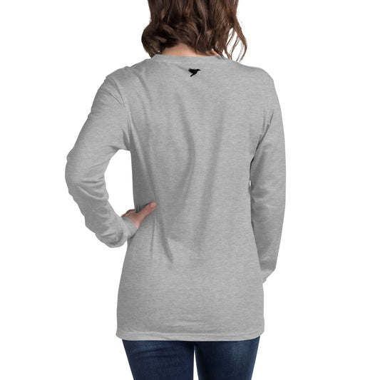 Overthinker - Black text - Womens Long Sleeve Tee