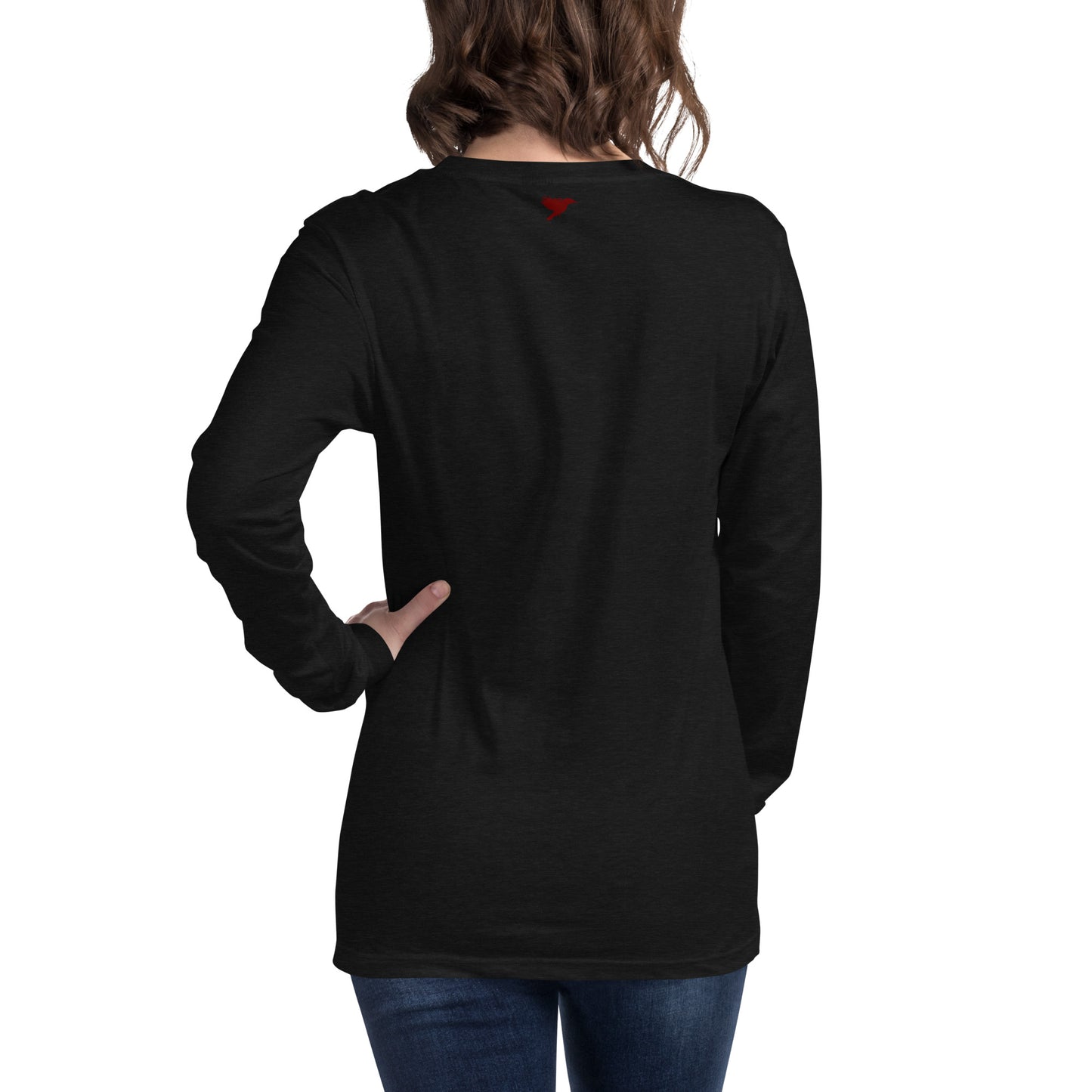 Common Enemy Syndrome - Red text - Womens Long Sleeve Tee