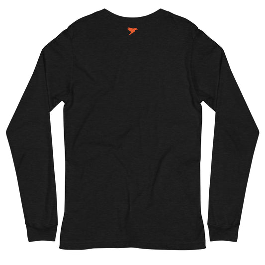 Product of - Orange text - Womens Long Sleeve Tee