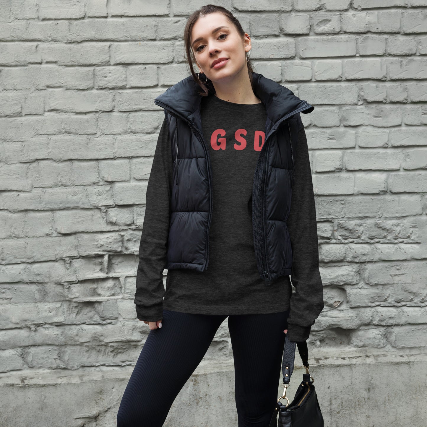 GSD - Red text - Womens Long Sleeve Tee