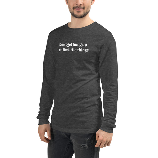 Little things - White text - Mens Long Sleeve Tee