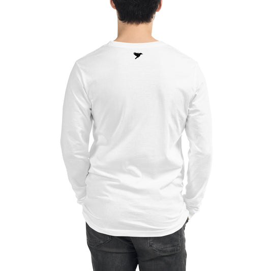 Less is more - Black text - Mens Long Sleeve Tee