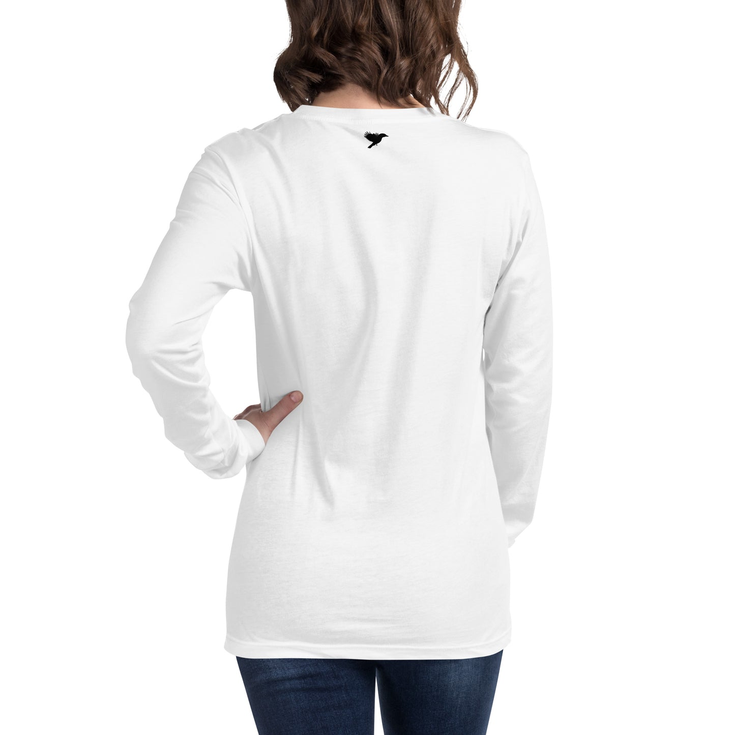 Play the long game - Black text - Womens Long Sleeve Tee