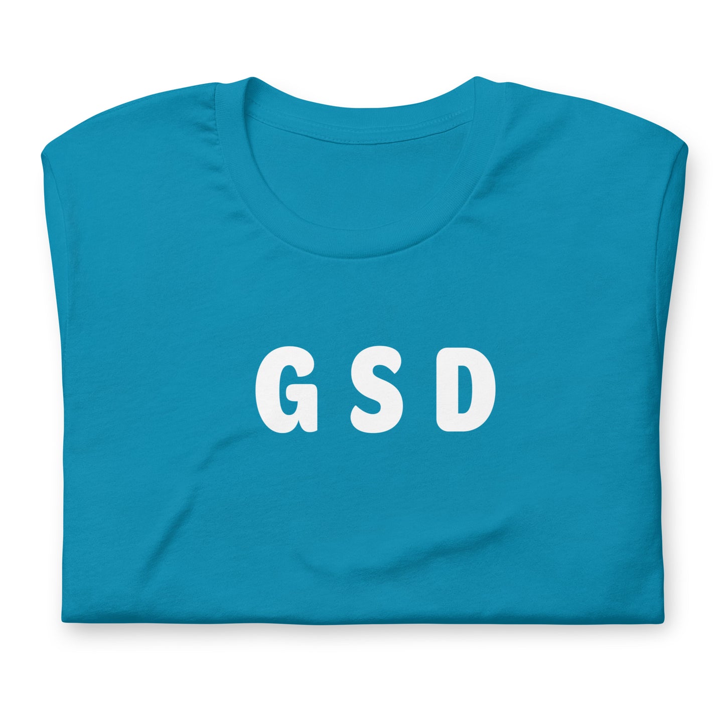 GSD - White Text - Mens T-shirt