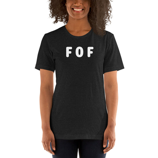 FOF - White Text - Womens T-Shirt