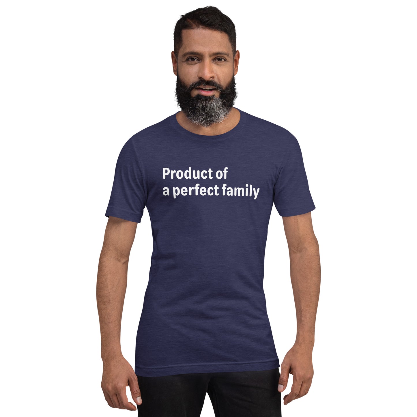 Product of - White Text - Mens T-Shirt