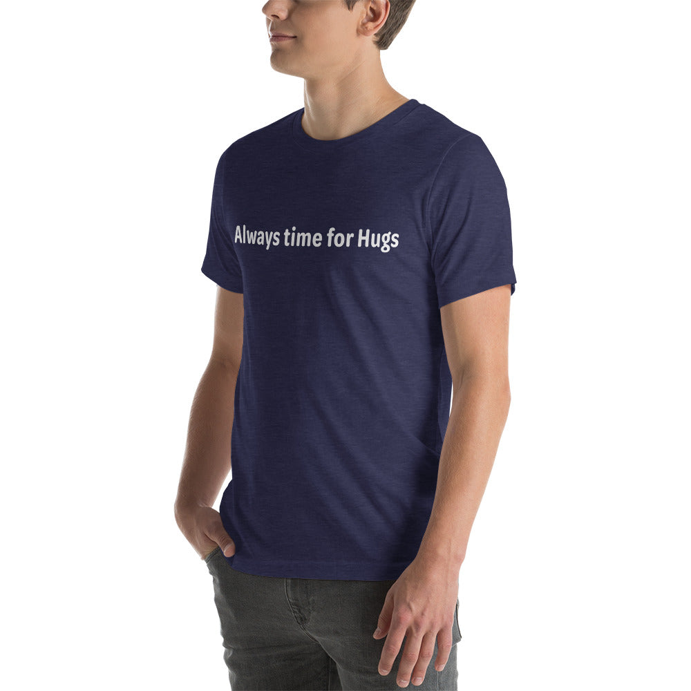 Always time for hugs - White Text - Mens T-Shirt