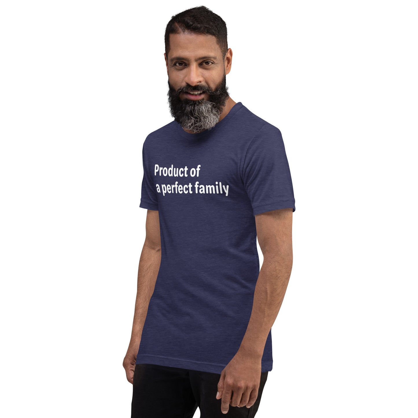 Product of - White Text - Mens T-Shirt