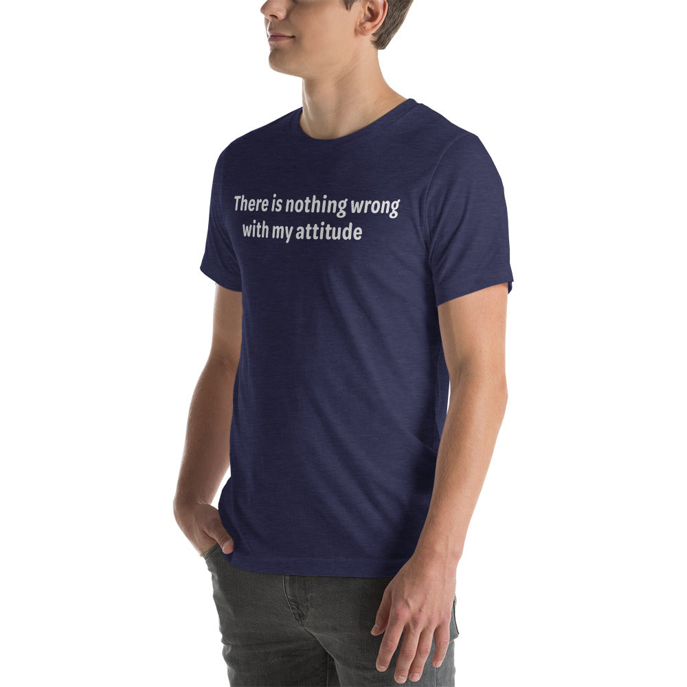 Attitude - White Text - Mens T-Shirt