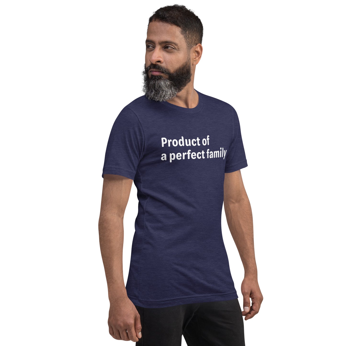 Product of - White Text - Mens T-Shirt