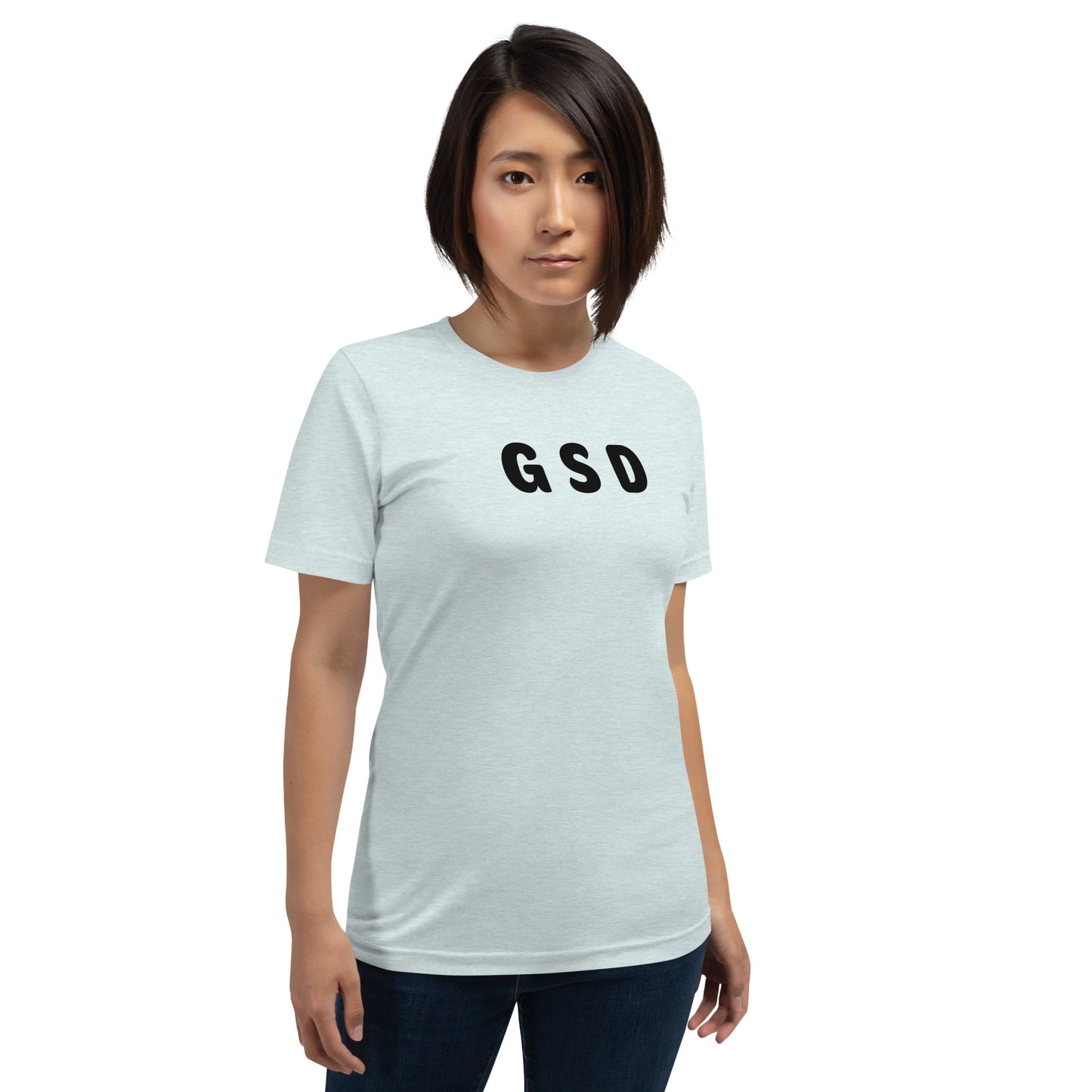 GSD - Black Text - Womens T-Shirt