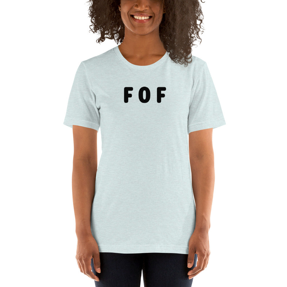 FOF - Black Text - Womens T-Shirt