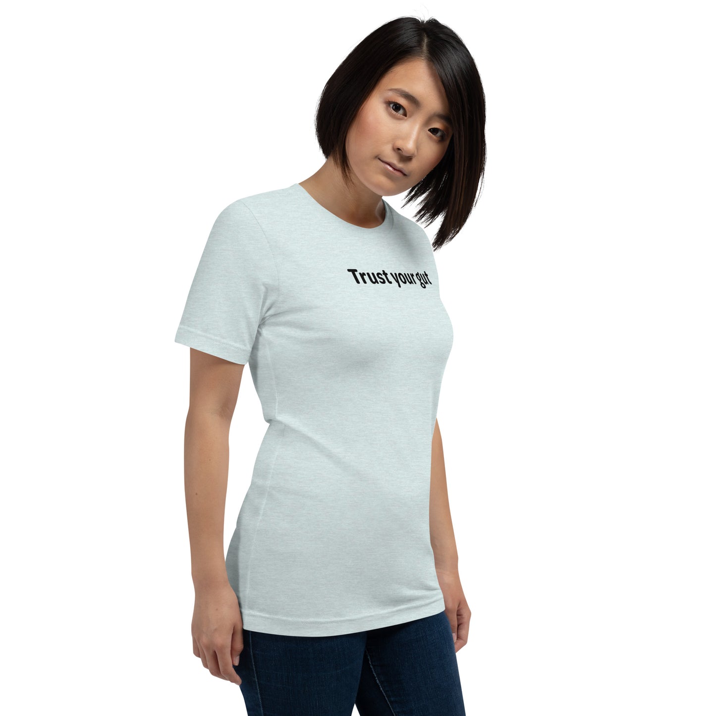 Trust your gut - Black Text - Womens T-Shirt