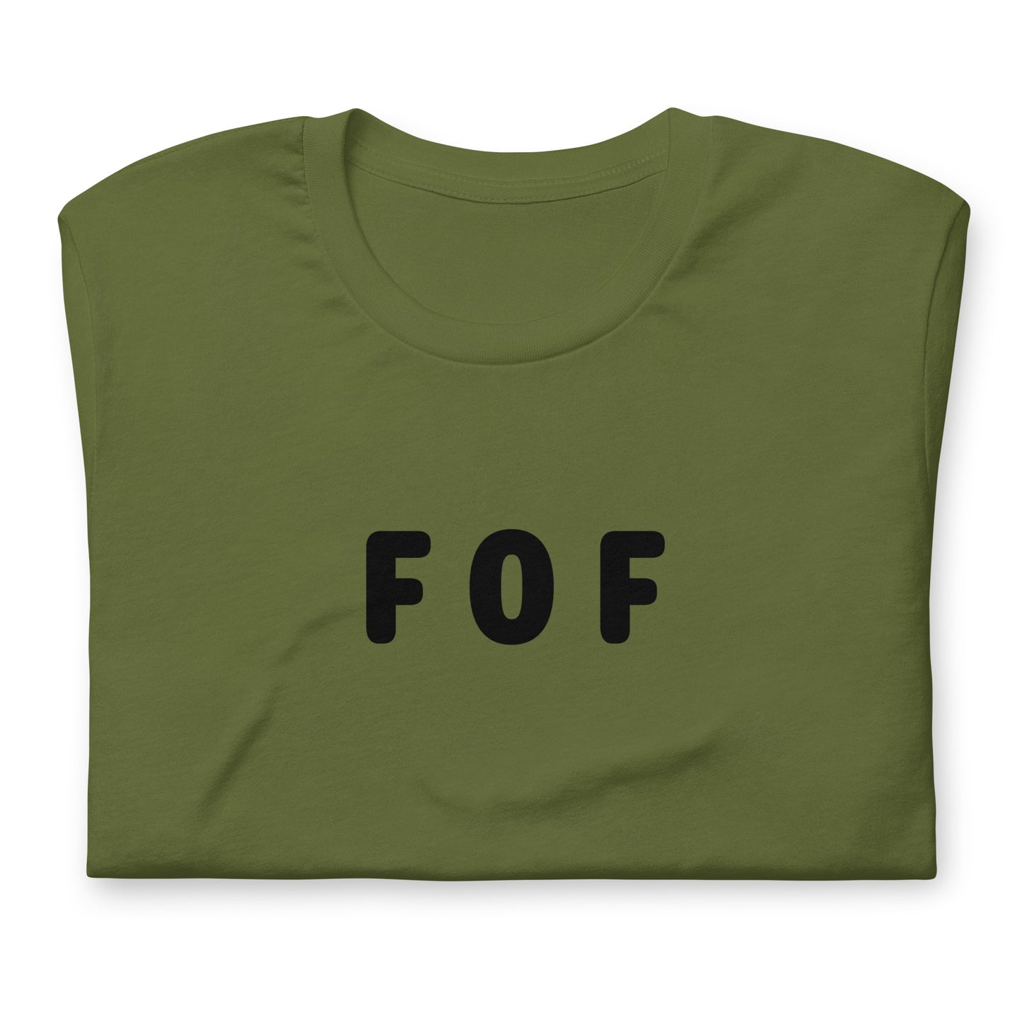 FOF - Black Text - Mens T-Shirt