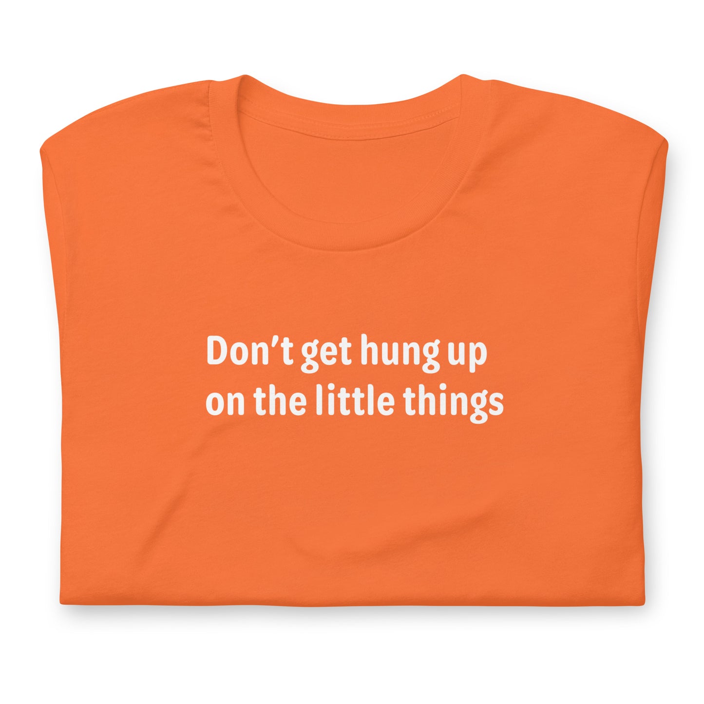 Little things - White Text - Womens T-Shirt