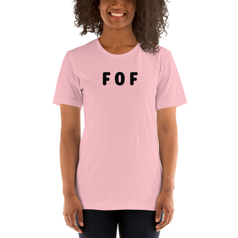 FOF - Black Text - Womens T-Shirt