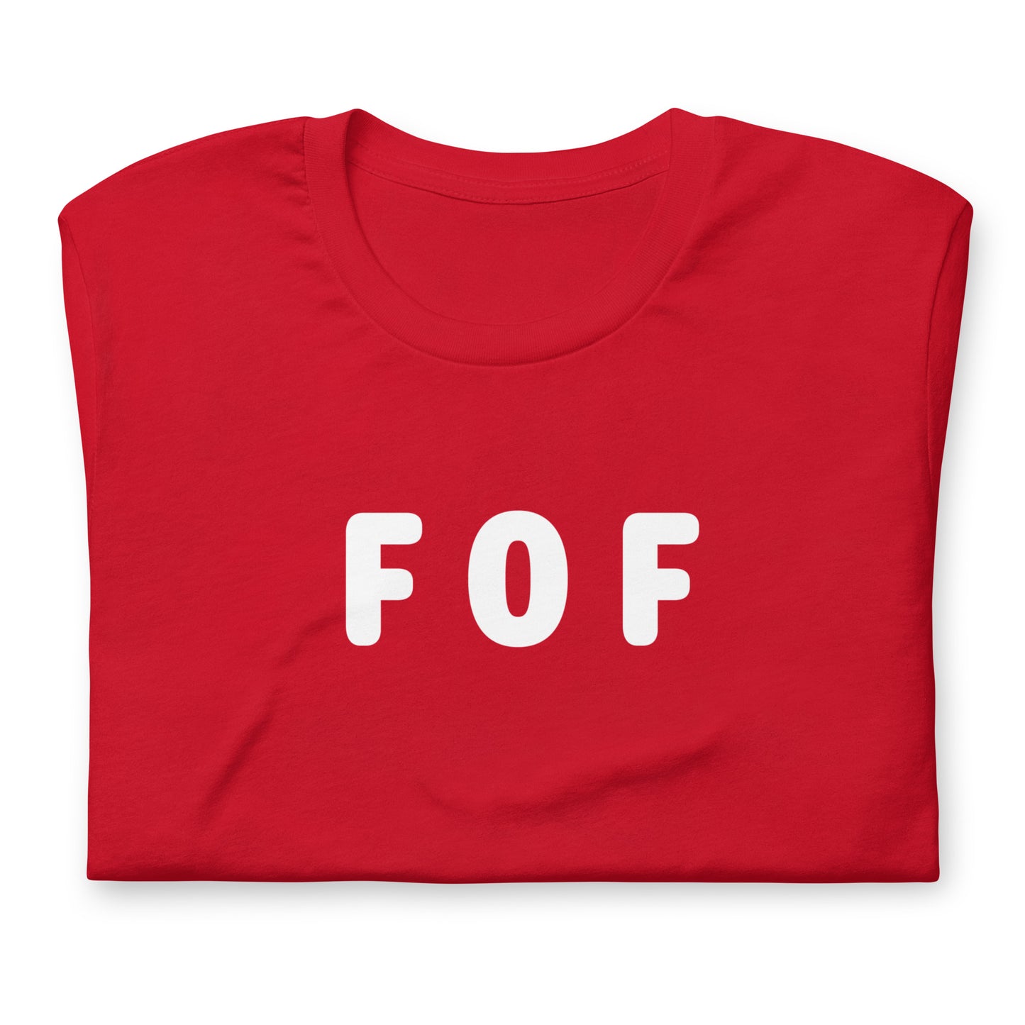 FOF - White Text - Mens T-Shirt