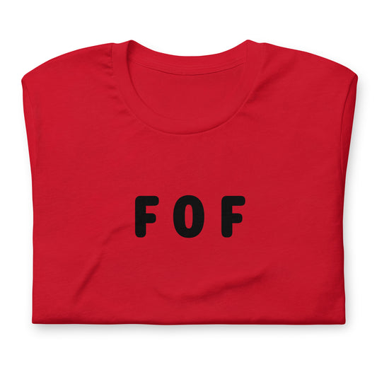 FOF - Black Text - Mens T-Shirt