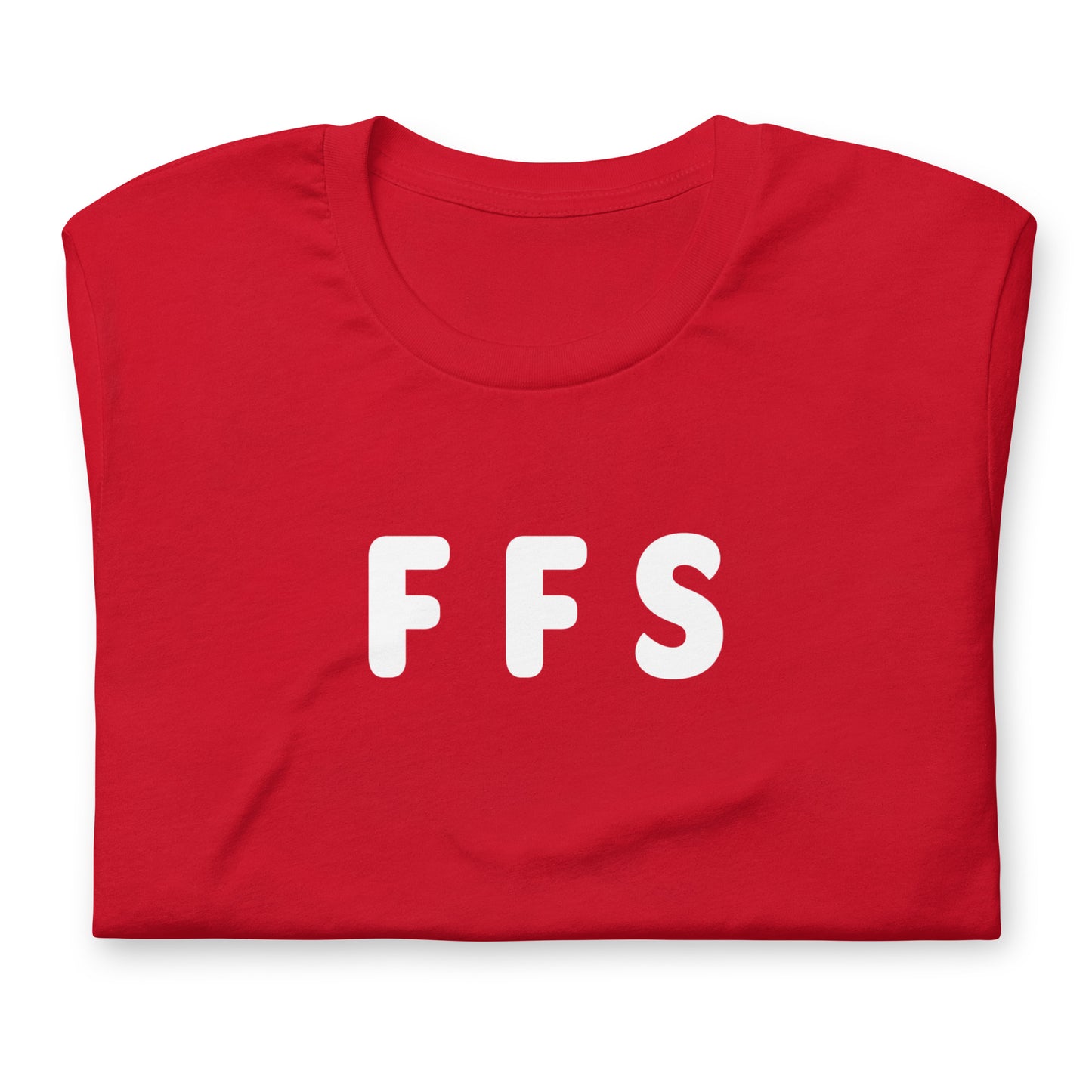 FFS - White Text - Mens T-Shirt