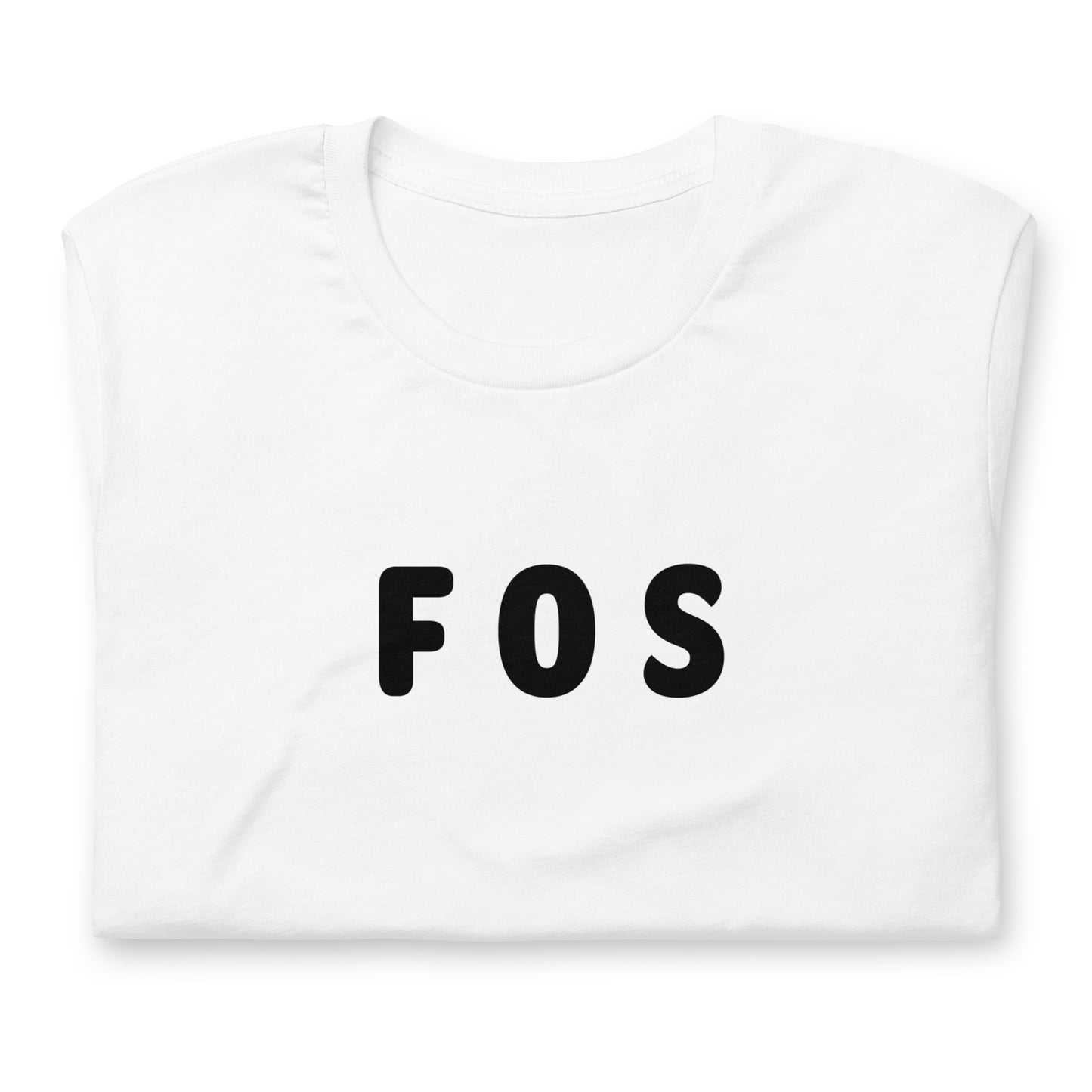 FOS - Black Text - Mens T-Shirt