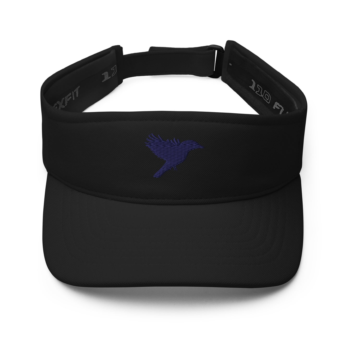 Black with Blue kookaburra logo - Visor