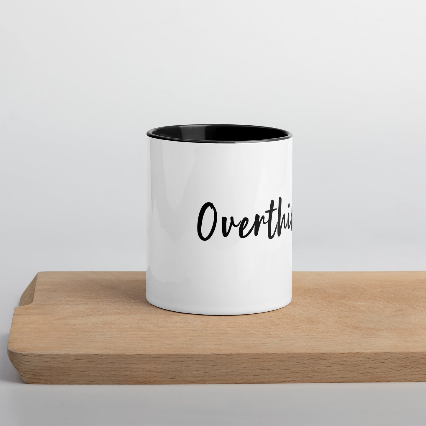 Overthinker - Coffee Mug Black Inside